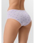 Трусы сердечки на сиреневом