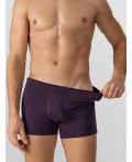 Трусы геометрия на т.пурпурном +черный