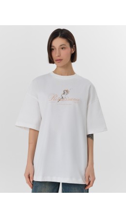 Футболка белый +печать19