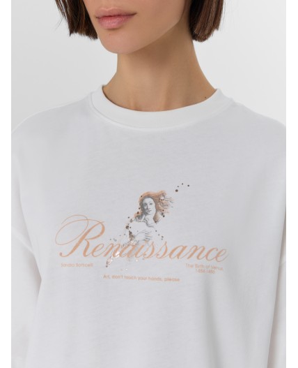 Футболка белый +печать19