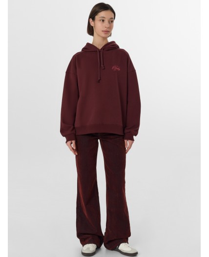 Худи ромовый изюм +печать