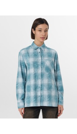 Рубашка синяя клетка