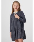 Платье горошек на графите