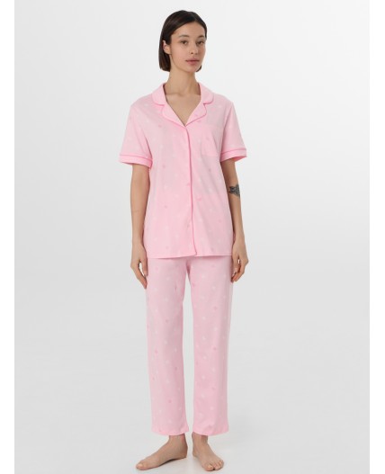 Комплект текст на розовом