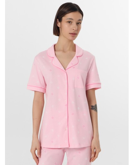 Комплект текст на розовом