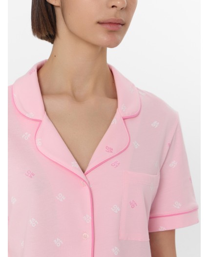 Комплект текст на розовом