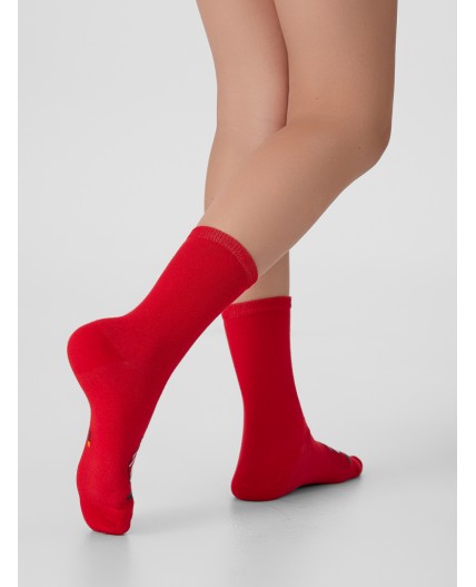 Носки я.красный