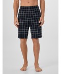 Шорты клетка на черном