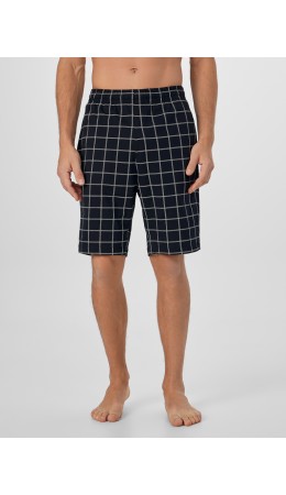 Шорты клетка на черном