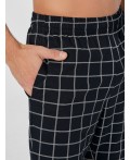 Шорты клетка на черном