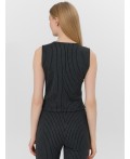 Жилет графитовая полоска