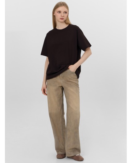 Футболка горький шоколад