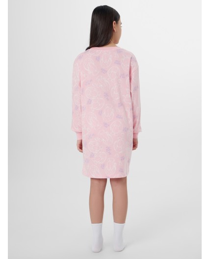 Сорочка милые зайчики на розовом