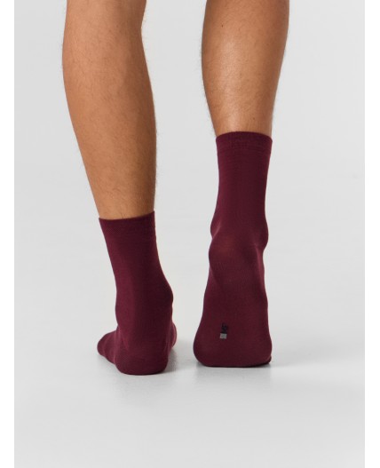 Носки бордовый