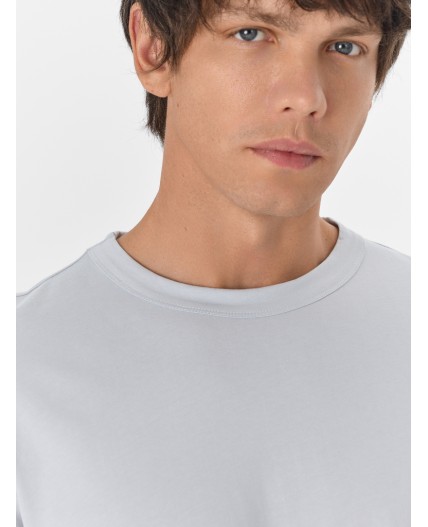 Комплект св.серый +полоска на глубоком синем