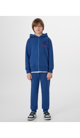 Комплект белый +пепельный синий +печать