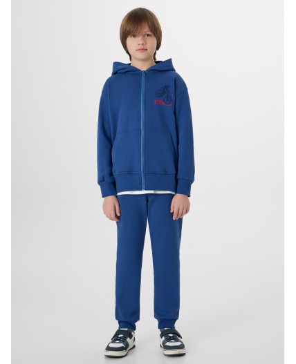 Комплект белый +пепельный синий +печать