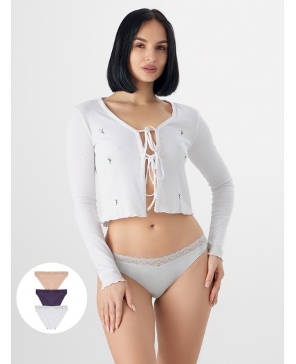 Трусы серый