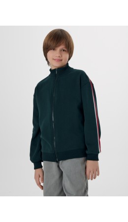 Толстовка зеленый бархат