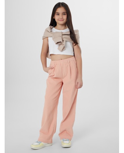 Брюки розовый