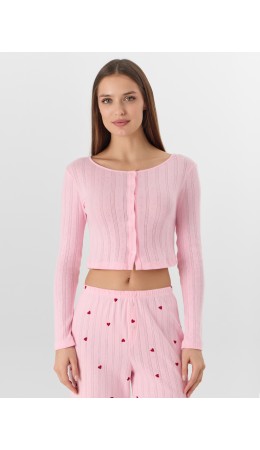 Жакет розовая сказка