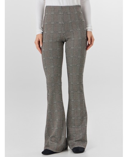 Брюки коричневая клеточка