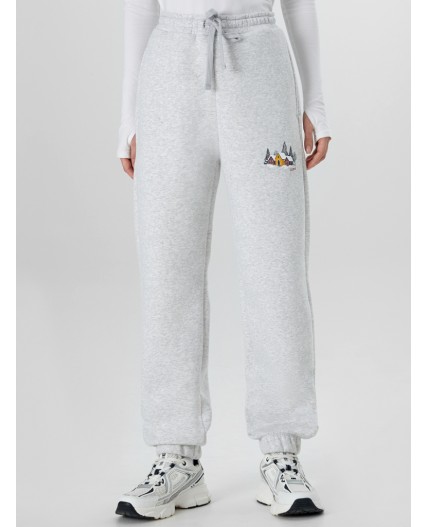 Брюки серый меланж 4306-А +печать3