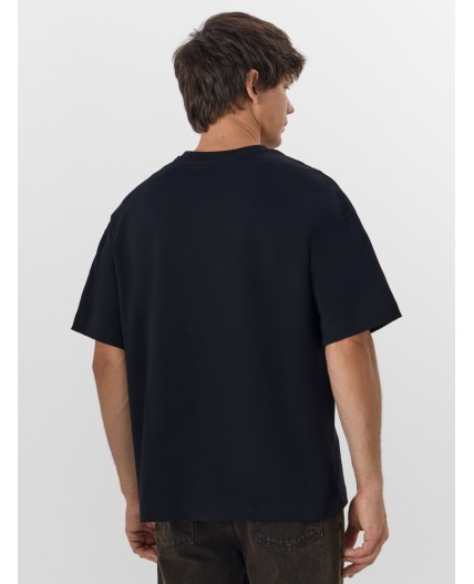 Футболка черный +печать14