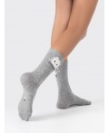 Носки серый меланж