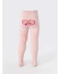 Колготки розовый меланж