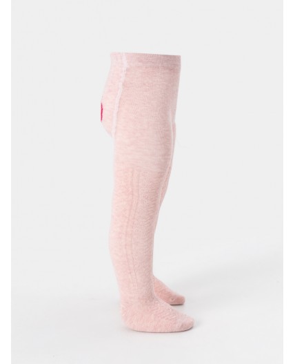 Колготки розовый меланж