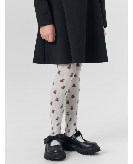 Колготки св.серый меланж