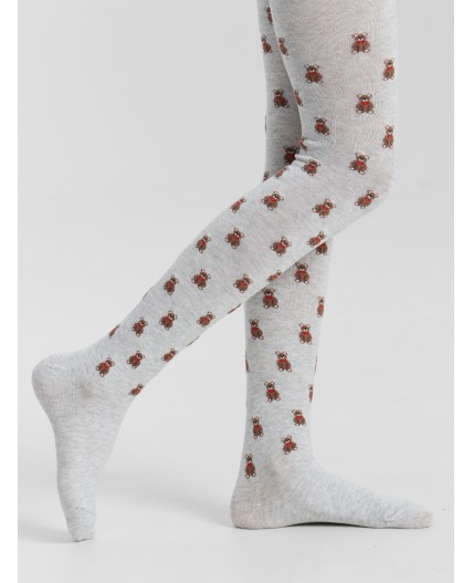 Колготки св.серый меланж