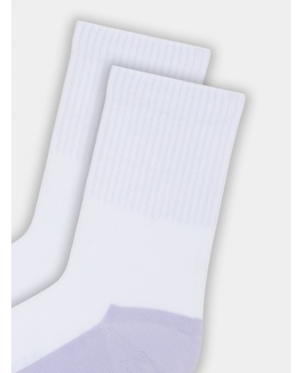 Носки белый /св.лаванда