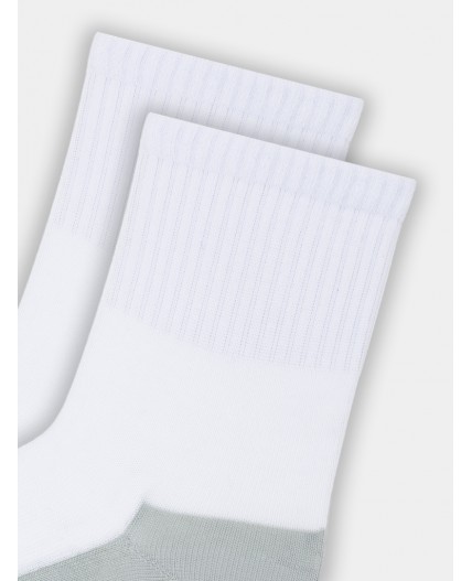 Носки белый/св.оливка
