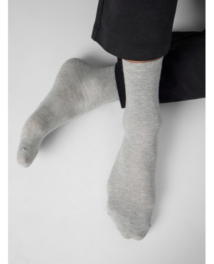 Носки серый меланж