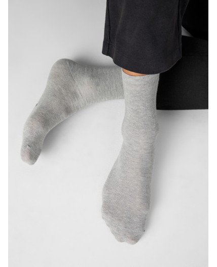 Носки серый меланж