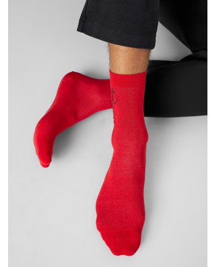 Носки я.красный