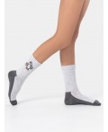 Носки св.серый меланж