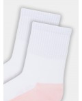 Носки белый /розовый