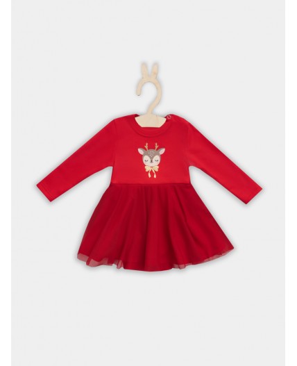 Боди красный +печать