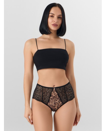 Трусы леопард на коричневом