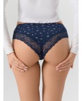 Трусы цветочки на синем