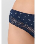 Трусы цветочки на синем