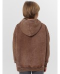 Анорак ACID WASH коричневый
