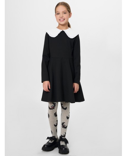 Колготки серый меланж