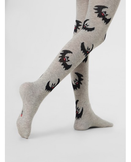 Колготки серый меланж