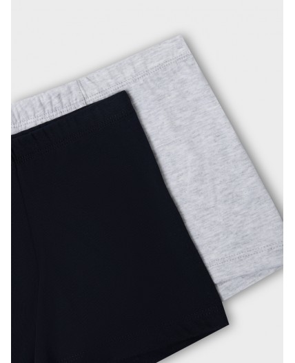 Трусы серый меланж 4306-А +черный