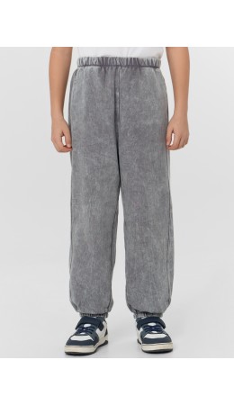 Брюки ACID WASH серый