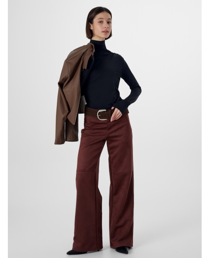 Брюки коричневый